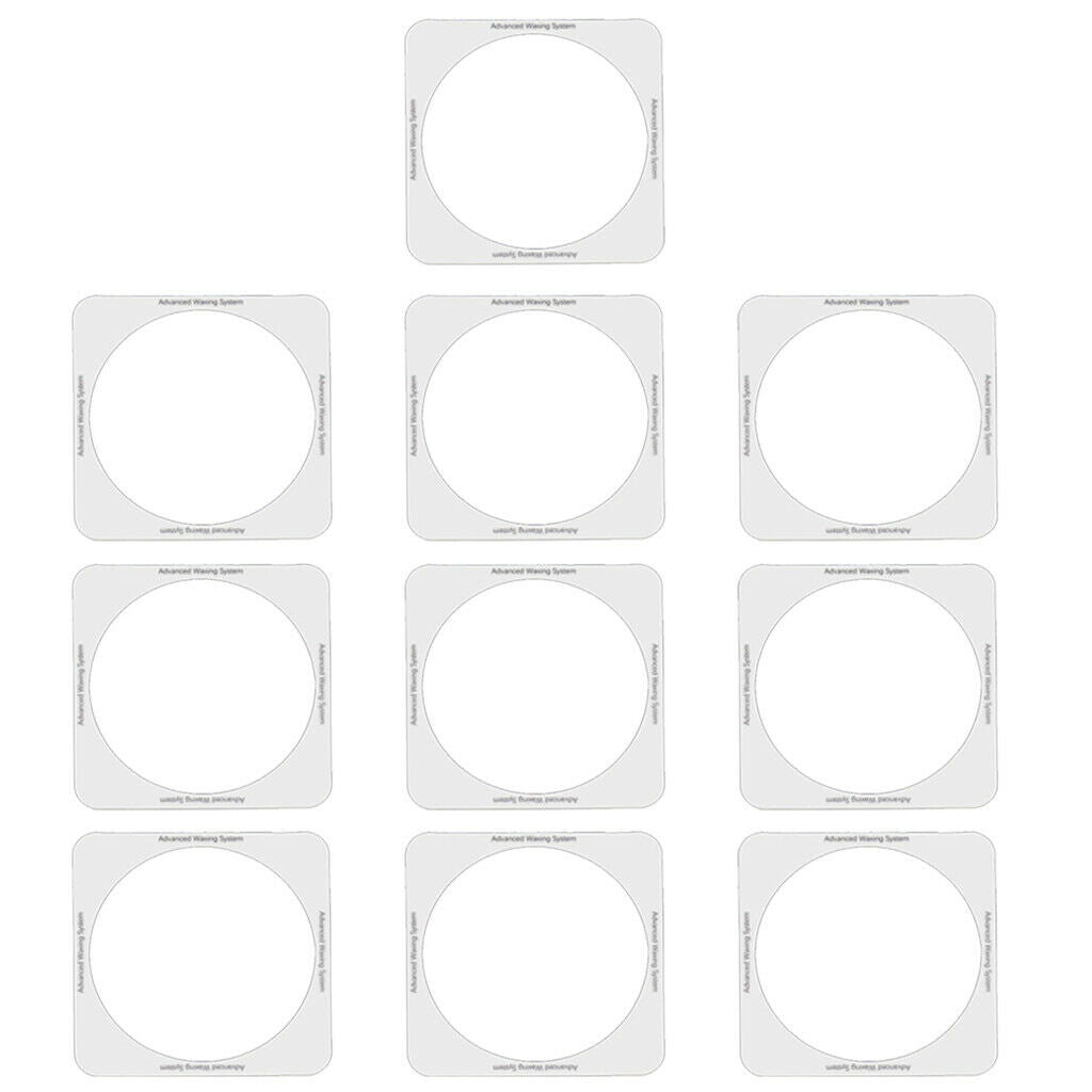 10x Universal Disposable Square Wax Heater Pot Protective Collar Rings
