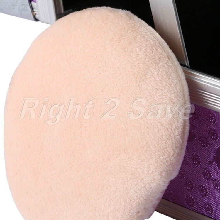 1X Round Circle Beauty Facial Face Sponge Makeup Cosmetic Powder Puff Pad Ribbon