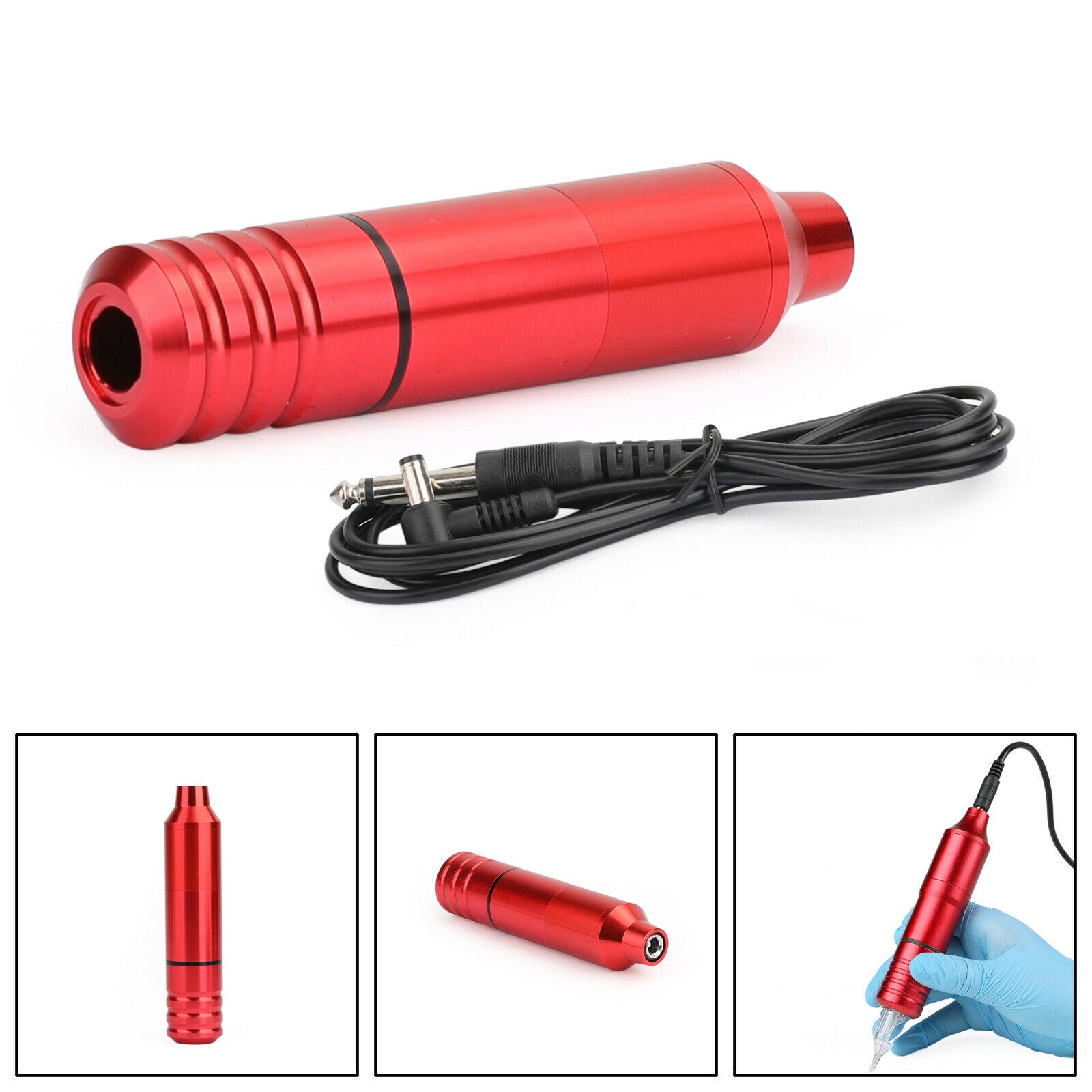 Rotary Tattoo Pen Rotary Tattoo Machine Tattoo Cartridges Needles Red