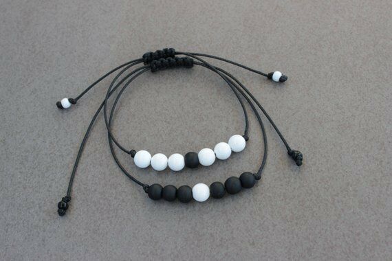 Distance Bracelet Matching Couple Bracelets Long Distance Relationship Couples