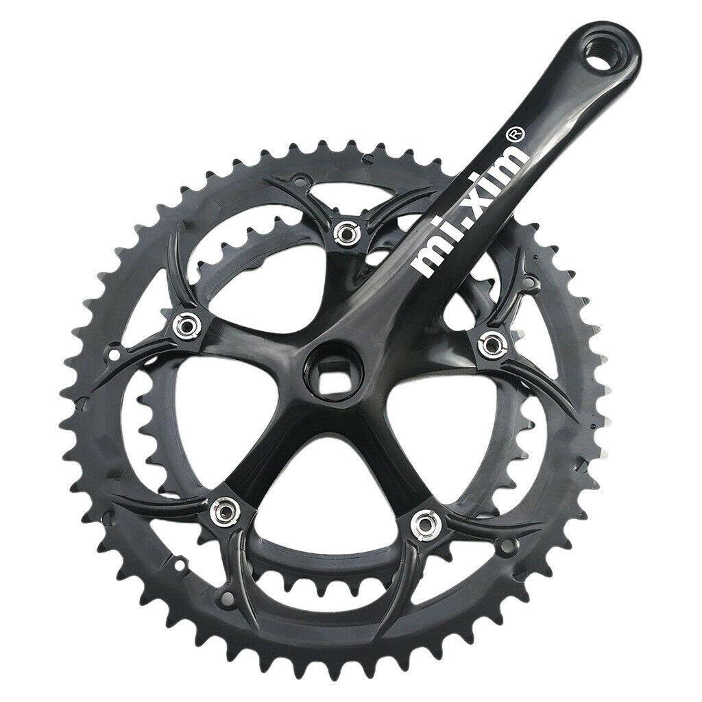 Alloy Crankset with 130BCD 170 High Tensile Steel Double Chainring
