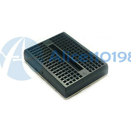 2PCS Mini Black Solderless Prototype Breadboard 170 Tie-points F Arduino Shield