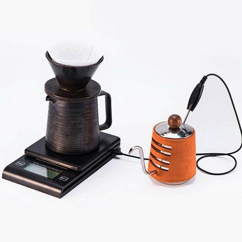 Coffee Scale,Food Scales Timer Temperature Probe Tare High Precision LCD DisplA5