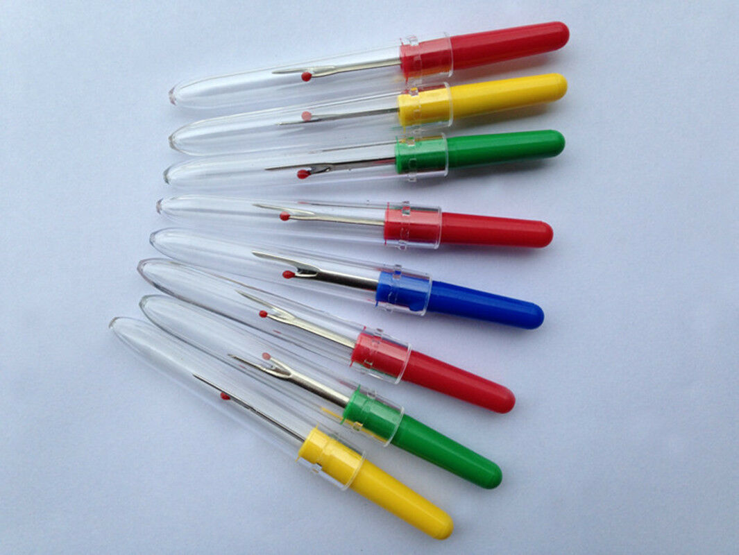 4x Plastic Handle Craft Thread Cutter Seam Ripper Stitch Unpicker Sewing Tool CH