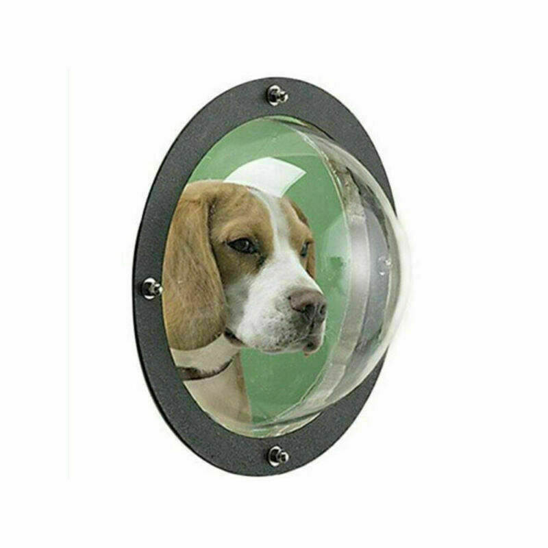 Dog Fence Window - 11.25IN Acrylic Dome Clear Dome Pet Window, 1pk