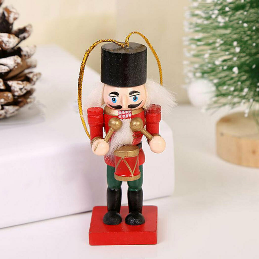 Christmas Nutcracker Soldier Traditional Hanging Decorations Figures Gifts