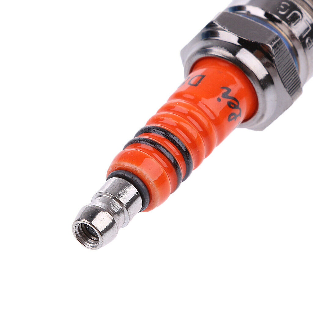 4pieces D8TJC 3-Electrode Spark Plug for CG 125/150/200/250cc Moped Scooter