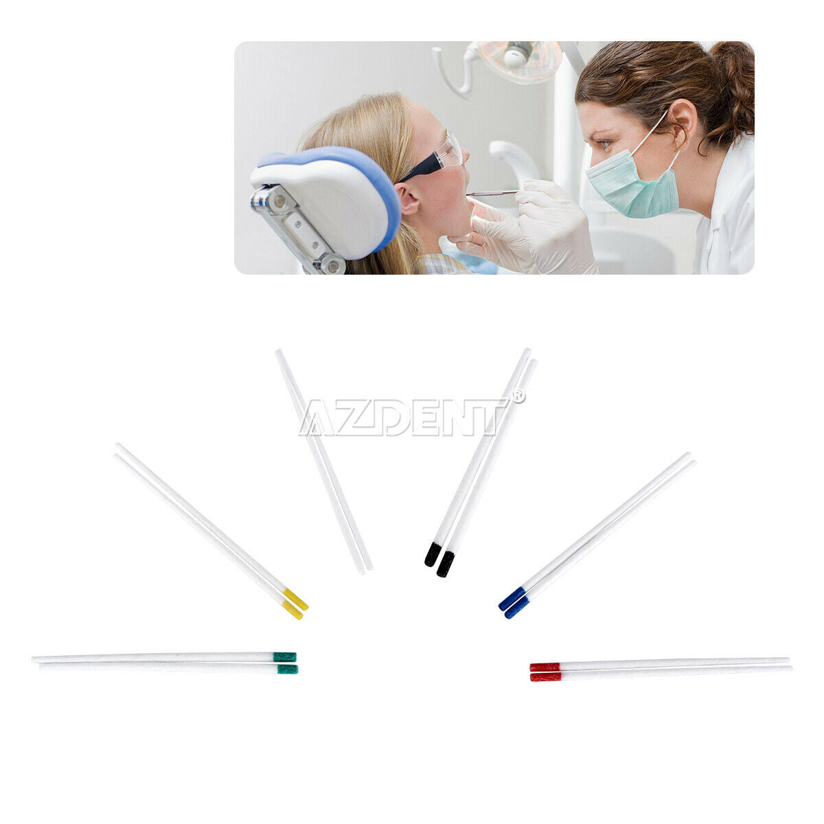 20 Packs Dental Absorbent Paper Points PP 0.02 45-80# Taper 0.02 Root Endodontic
