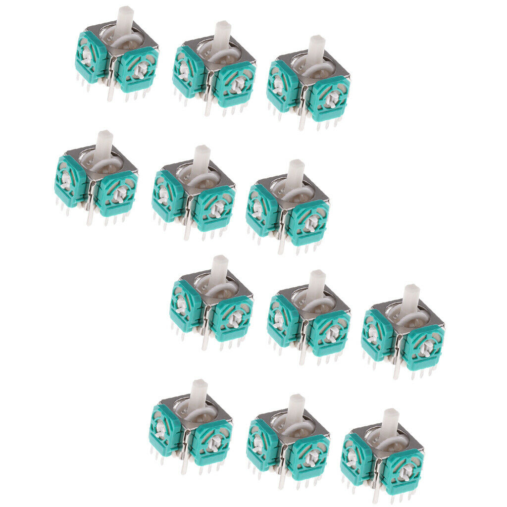 12 Pieces Analog Joystick Buttons Repair Parts for Nintendo GameCube NGC