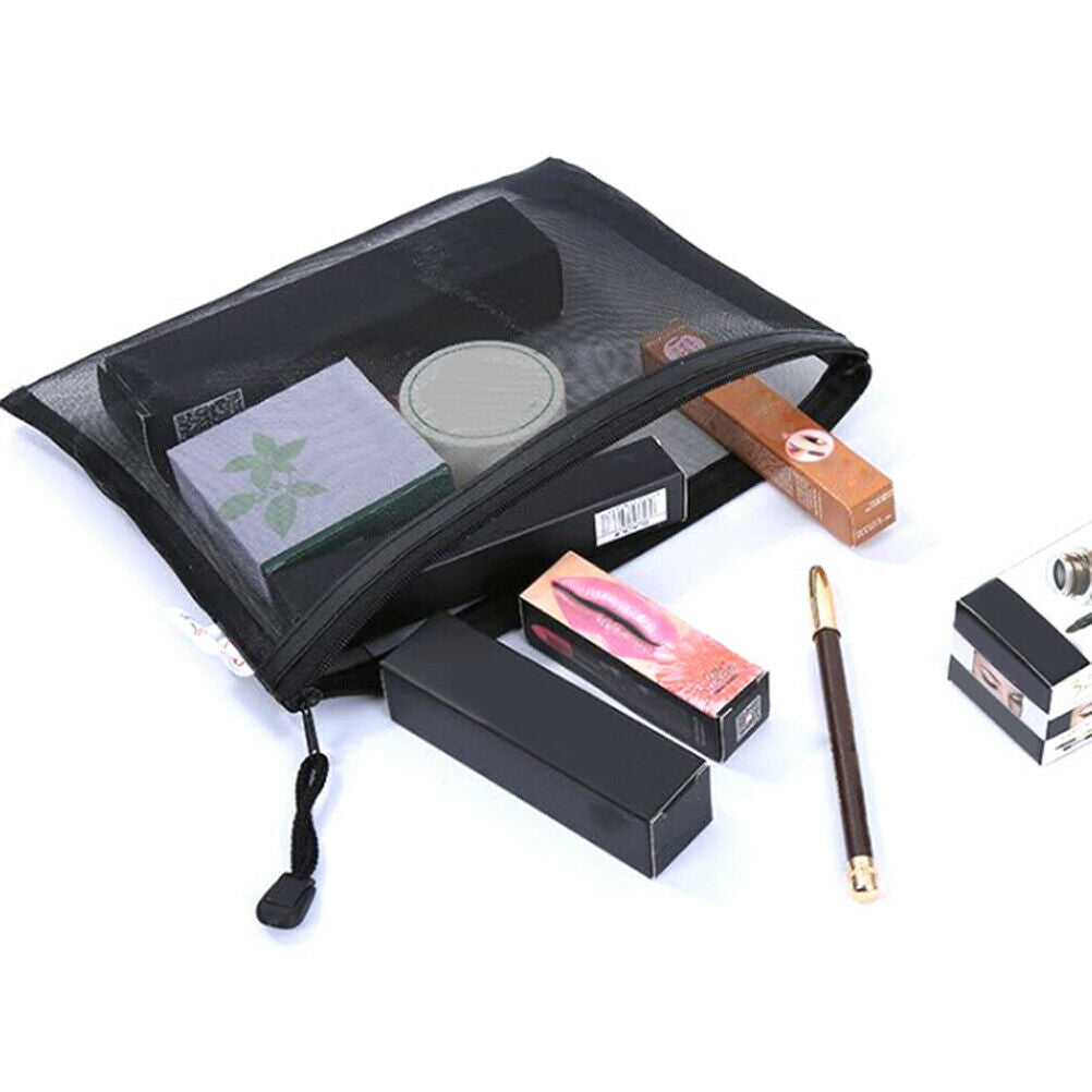 Travel Cosmetic Bag Zipper Makeup Case Organizer Storage Beauty Wash Kit .l8
