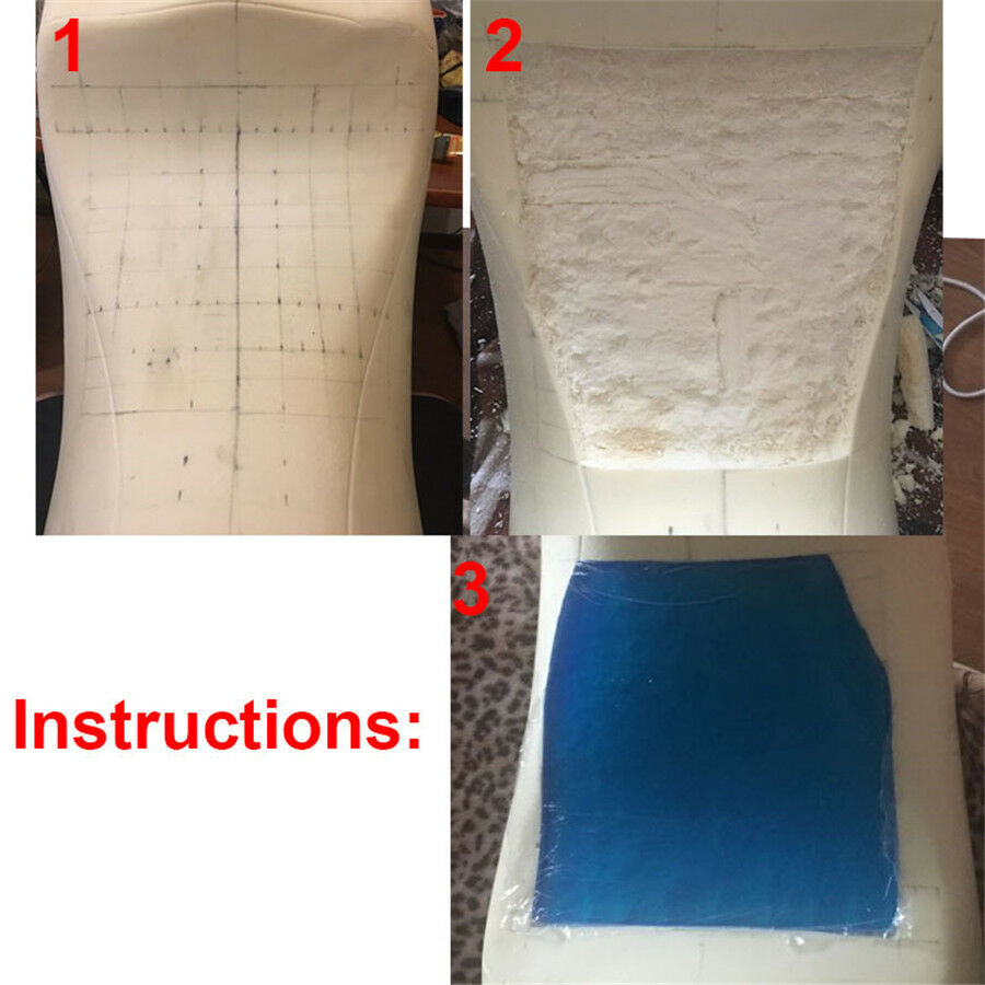 Motorcycle Seat Gel Pad 25*25*2cm Minimize Rider-fatigue Shock Absorption Soft