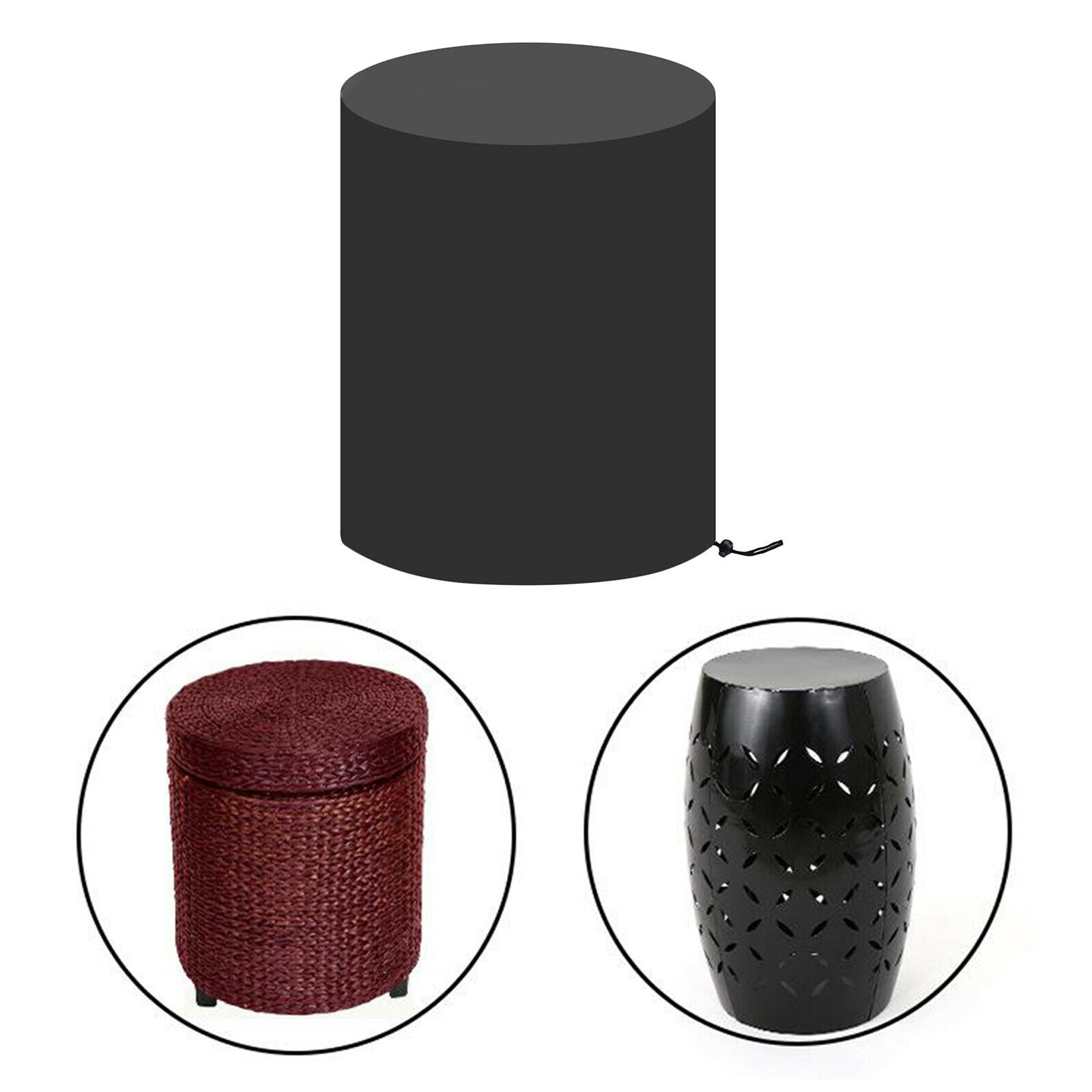 Table Patio Furniture Cover Waterproof Outdoor Protection Round 20" Dia. Table