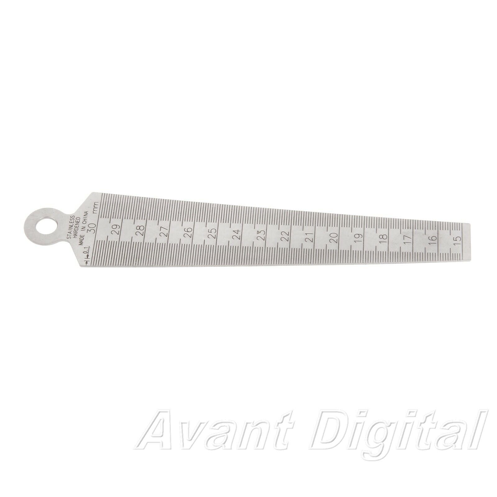 Accurate Wedge Gauge Welding Gage Quilting Ruler Inspection Tool Range 15-30mm