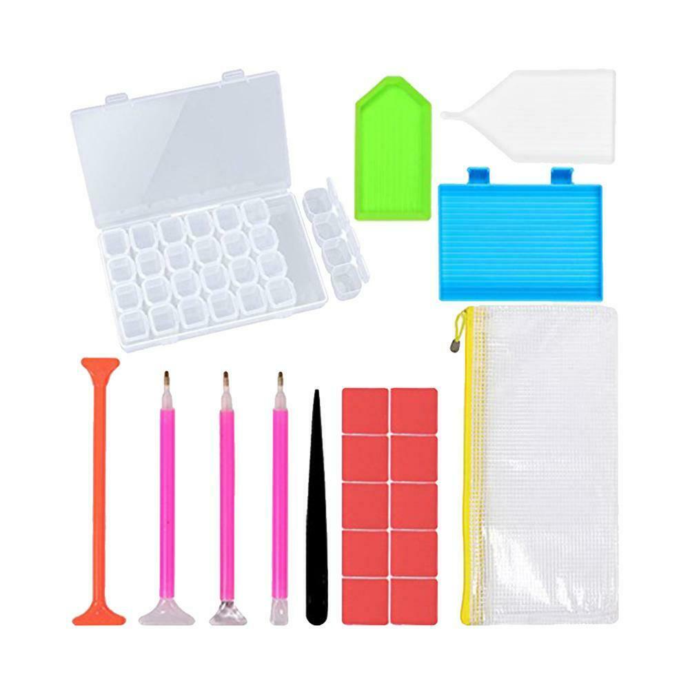 20pcs DIY Diamond Painting Point Drill Pens Cross Stitch Embroidery Toolkit @