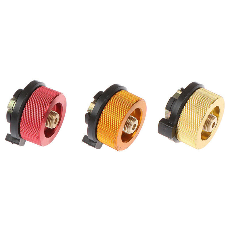 Camping Stove Butane Gas Metal Adapter Convert Fuel Canister..l8