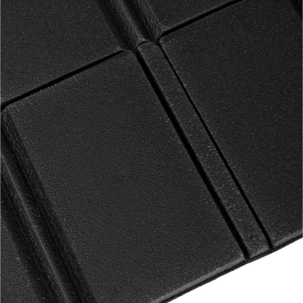 Prettyia Portable Foldable Seat Cushion XPE Foam Mat Camping Seat Pad Black