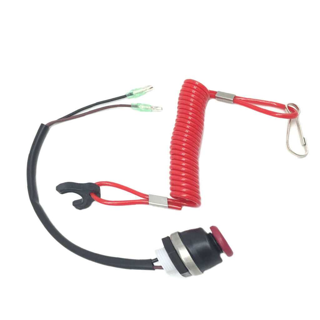New Outboard Engine Kill Stop Switch Safety Tether Cord Lanyard for Tohatsu
