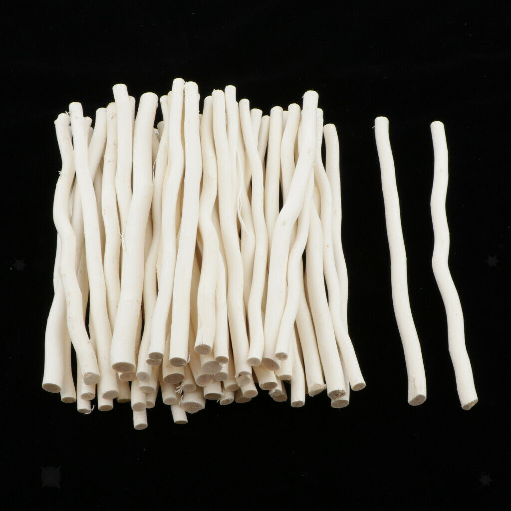 50pcs Natural Tree Branch Twig Rustic Home Embellishments Wood Sticks Rod