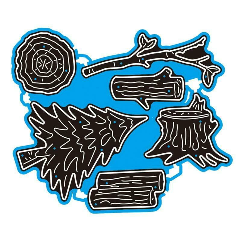 Pine Tree Metal Cutting Dies Stencil DIY Scrapbooking Album Paper Card Template