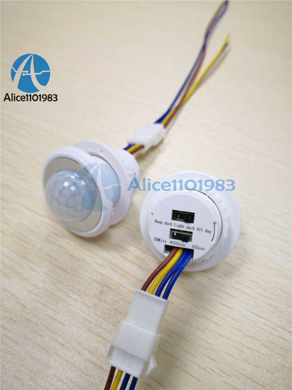 10PCS AC85V-265V PIR Infrared Ray Motion Sensor Light Switch Time Delay Detector
