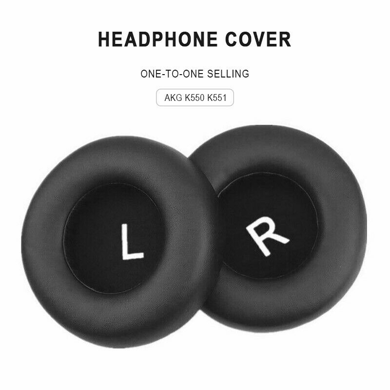 1 Pair Black Replacement Foam Earpads Cushion for Akg k550 k551 K553 headphones