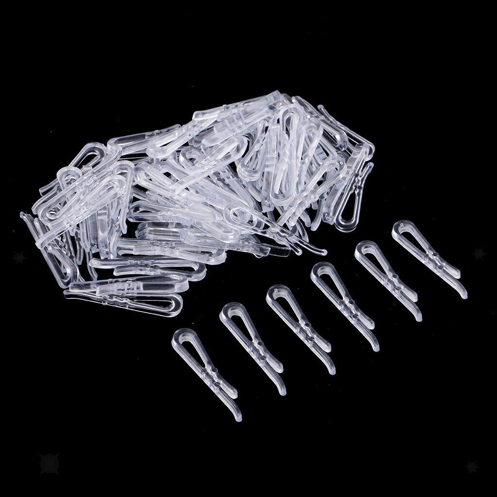 200Pcs Plastic Clip Pins For DIY Garment Packing