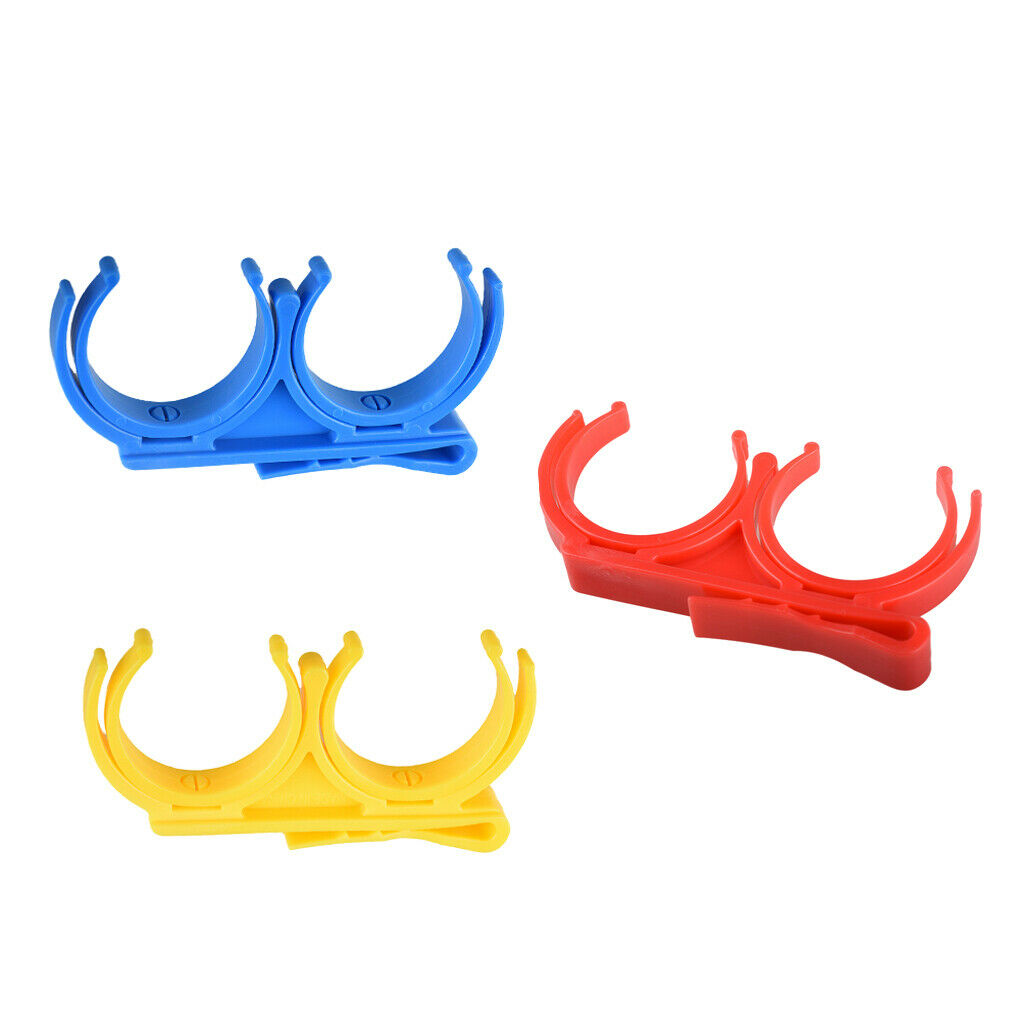 3x Universal Plastic Golf Ball Holder Clip Belt Clamp Golf Ball Organizer