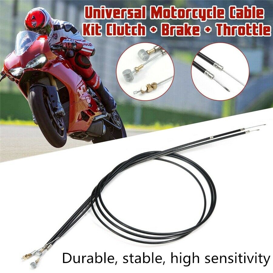 Universal Motorcycle Clutch Brake Throttle Cable Steel Wire Rope Stable 196278