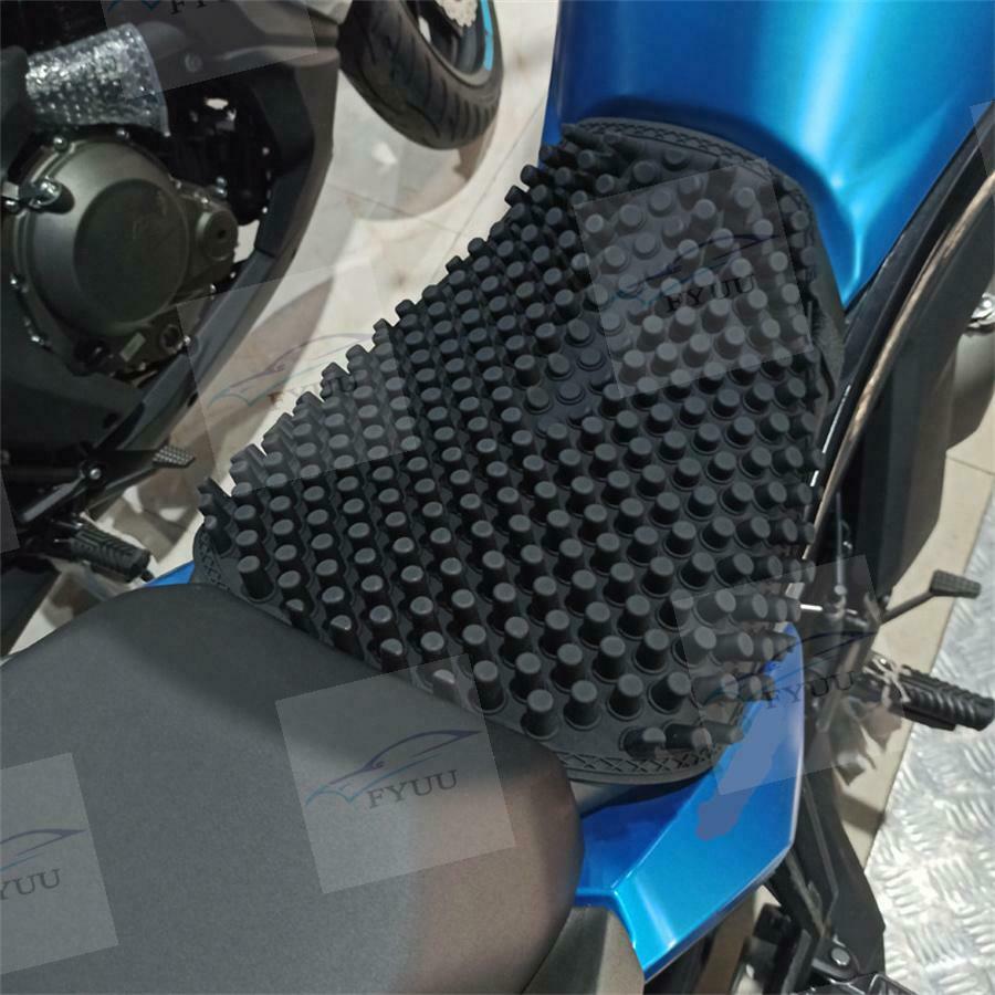 1 x Silicone cushion Motorcycle Seat Cushion Pressure Relief Ride Seat Pad Black