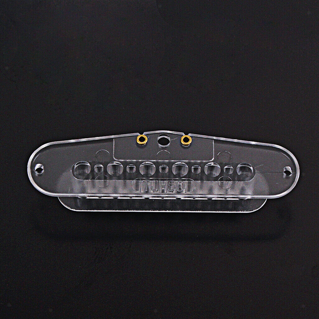 3x Plastic Single Coil Pickup Bobbins 50mm Pole Spacing Screws Side for 6