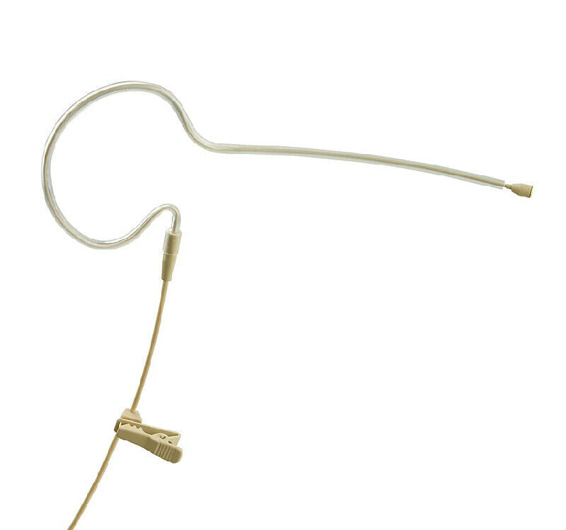 Beige Headset Microphone Earset Mic 3.5mm (1/8") Screw for Sennheiser uhf System