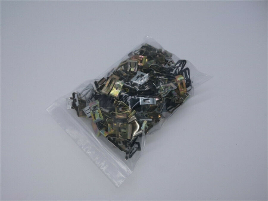 100x Car Dashparts Audio DVD Panel Metal&Plastic Mixed Fastener Clips Universal