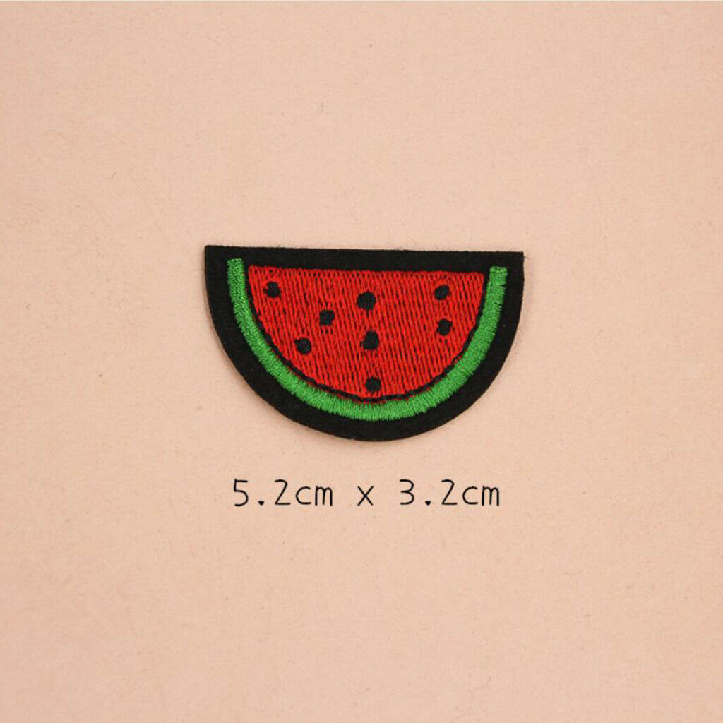 16pcs DIY Sew Iron on Patch Fruits Appliques Embellishment Clothing Decor