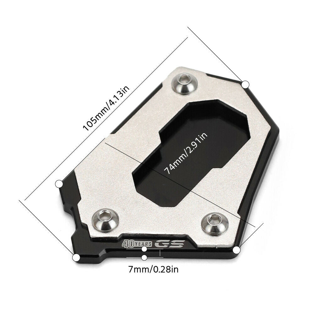Kickstand Side Stand Enlarge Pad Extension Plate For BMW R 1200 GS LC/R