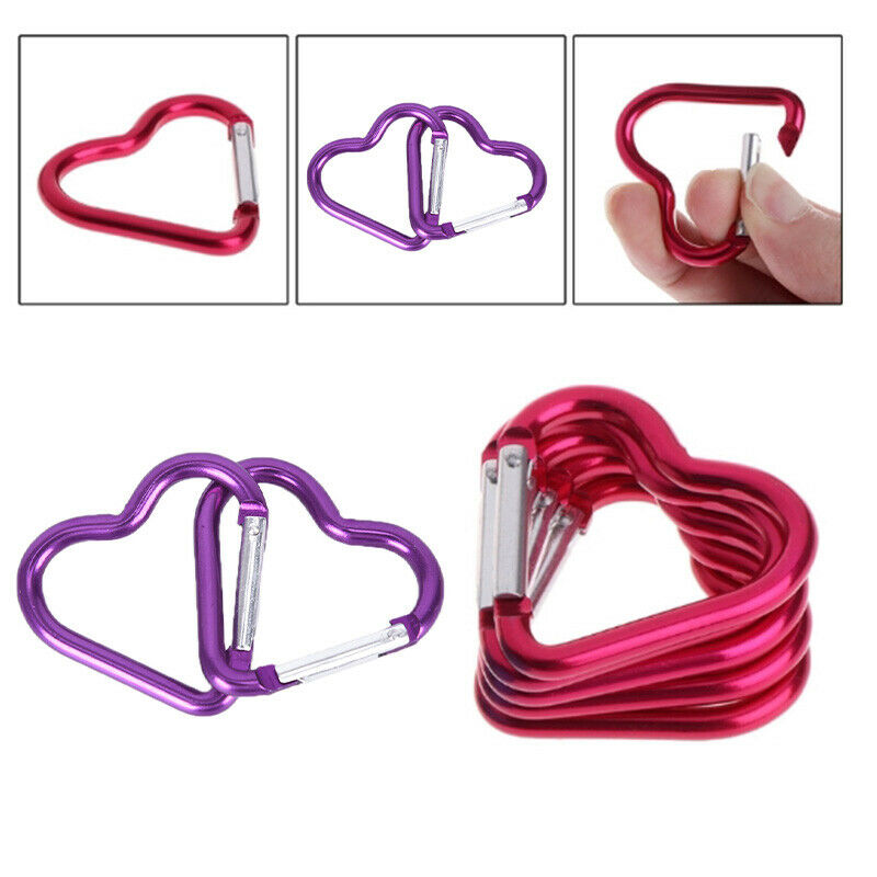 10pc Outdoor Ring Shape Carabiner Key Chain Clip Hook Lock Buckle Climb C.l8