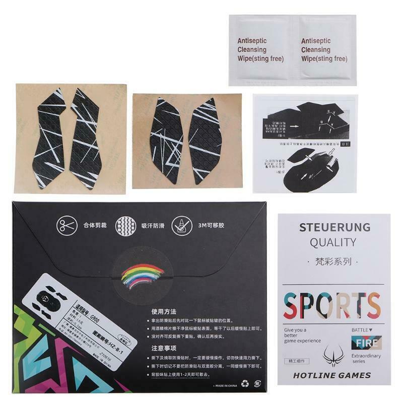 for logitech G900 G903 Mouse Skates Side Stickers Elastics Refined Side Grips