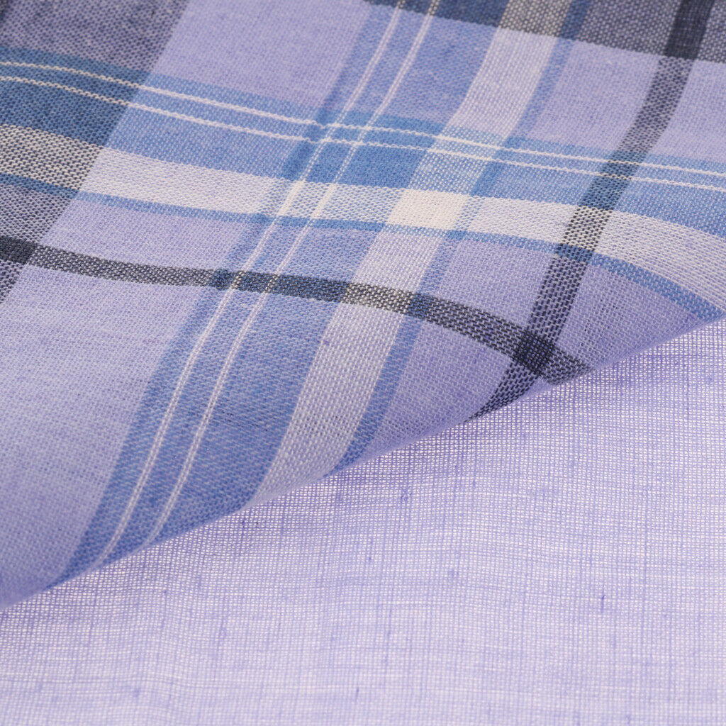 24pcs Tartan Handkerchiefs Plaid Hanky Casual Formal Pocket Square Assorted