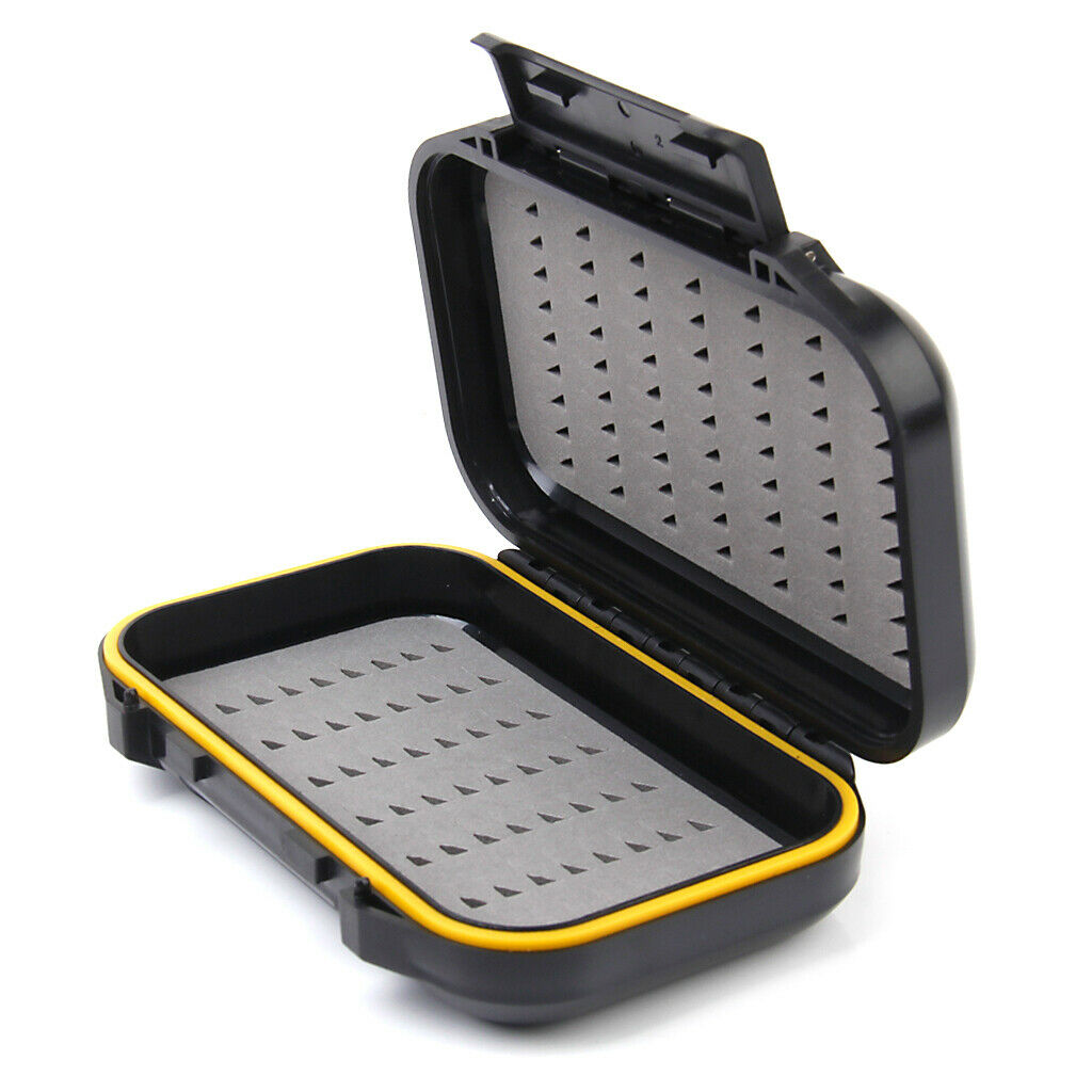 Double-layer Waterproof Fly Box Lure Baits Storage Case for Fly Fishing Flies
