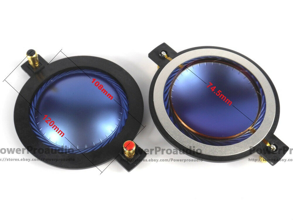 74.5mm Blue Titanium 75Core CCAR TREBLE Voice Coil 74.46Tweeter Diaphragm
