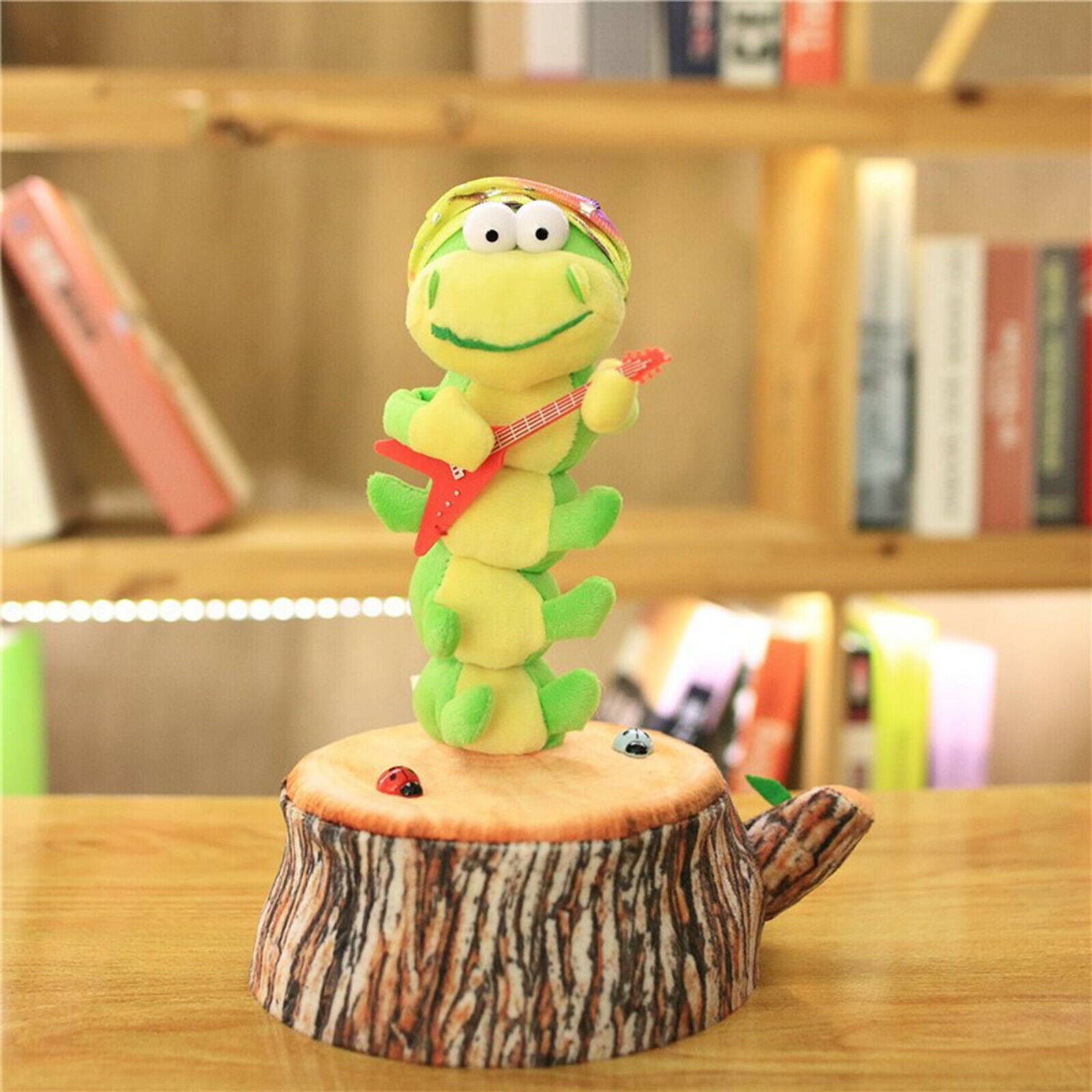 Plush Dancing Caterpillar Shake Electronic Stuffed Toys Kids Birthday Gift