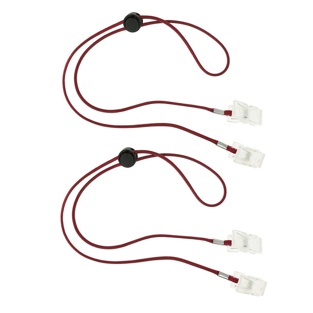2 piece napkin clip bib towel adjustable cord food