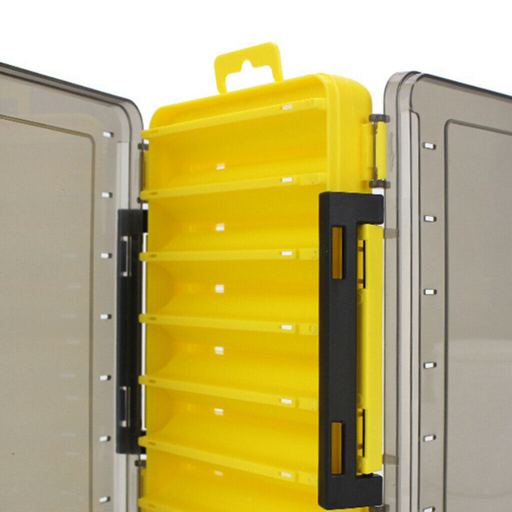 2 lot Double Sided Squid Jigs Lure Box Container Organizer Storage Case