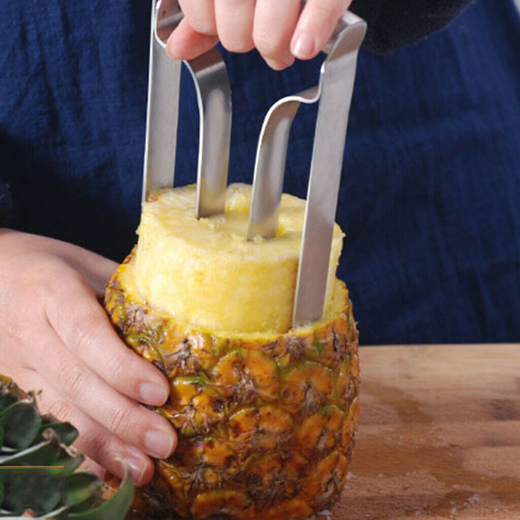 Practical Kitchen Tool Stainless Steel Fruit   Corer Slicer Cutter