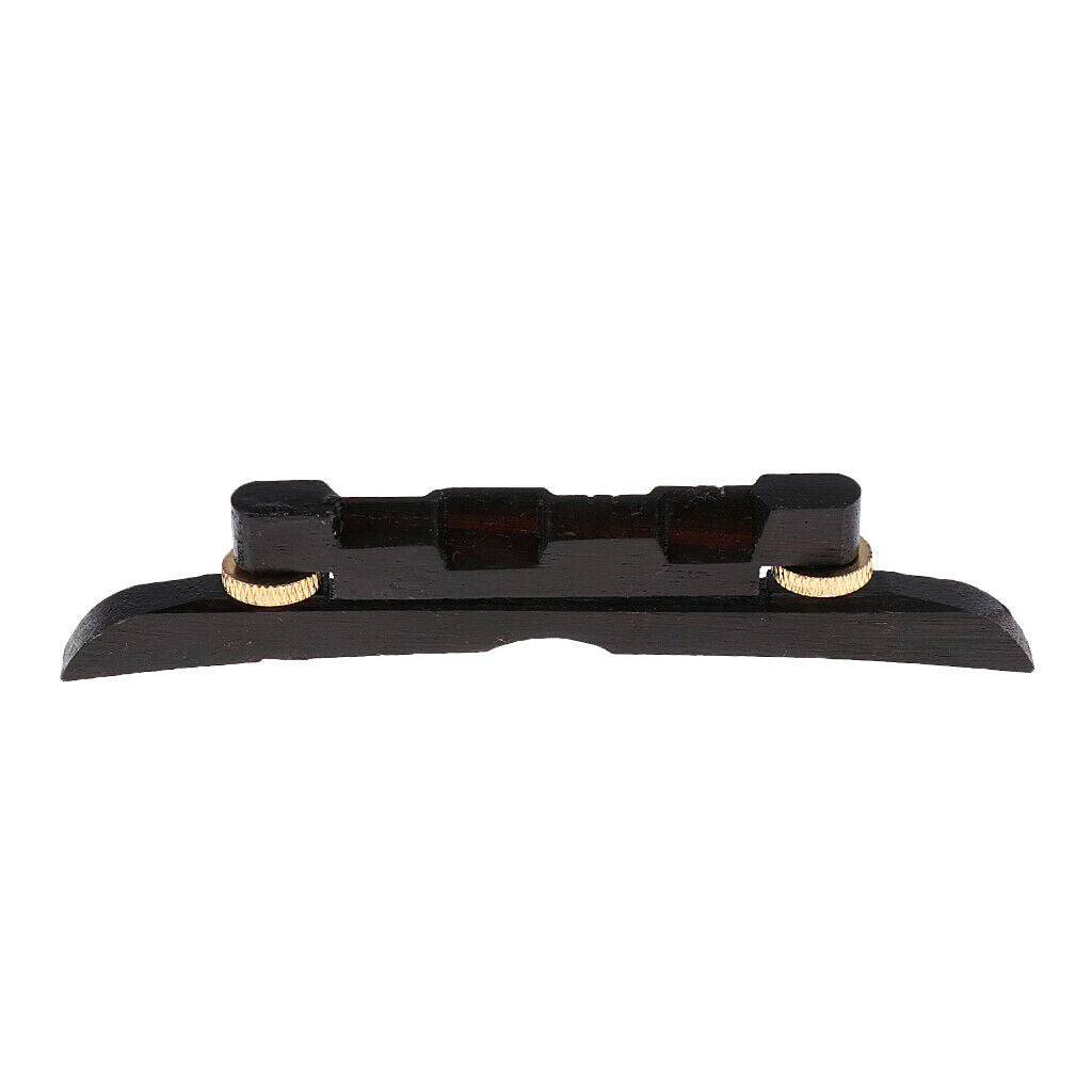 Adjustable Ebony Wood Mandolin Bridge Great Replacement