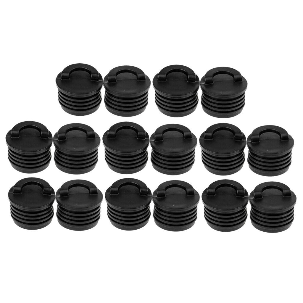 16Pcs Kayak Marine Boat Dinghy Scupper Stopper Bungs Drain Plugs Replacement