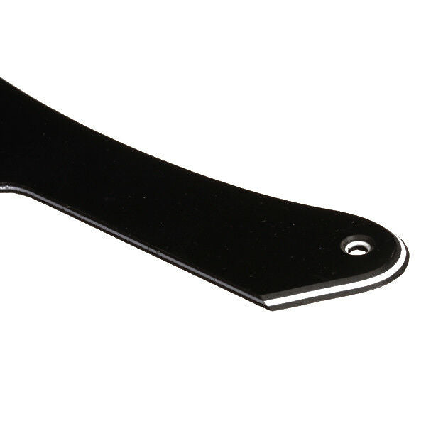 Black 3 Ply 9 Holes Pickguard PVC Anti-scratch For Precision Bass Guitar Parts