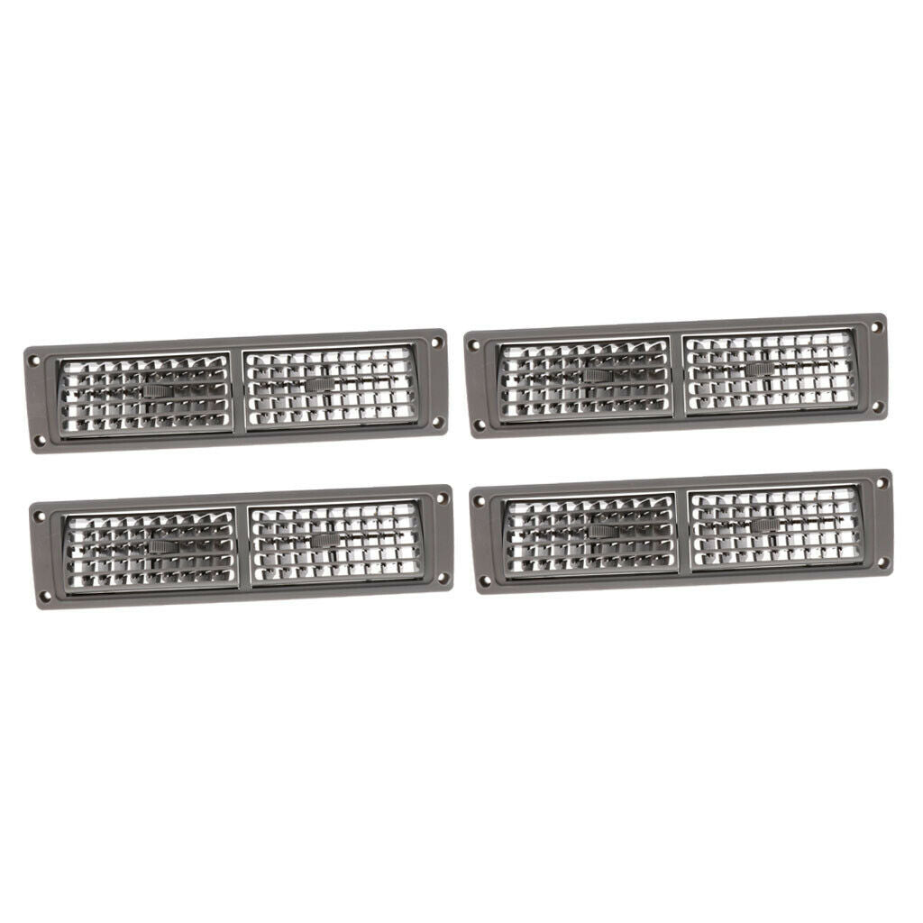 4pcs Universal A/C Air Vent Exhaust Outlet Grill Cover for Yacht RV Marine Boat