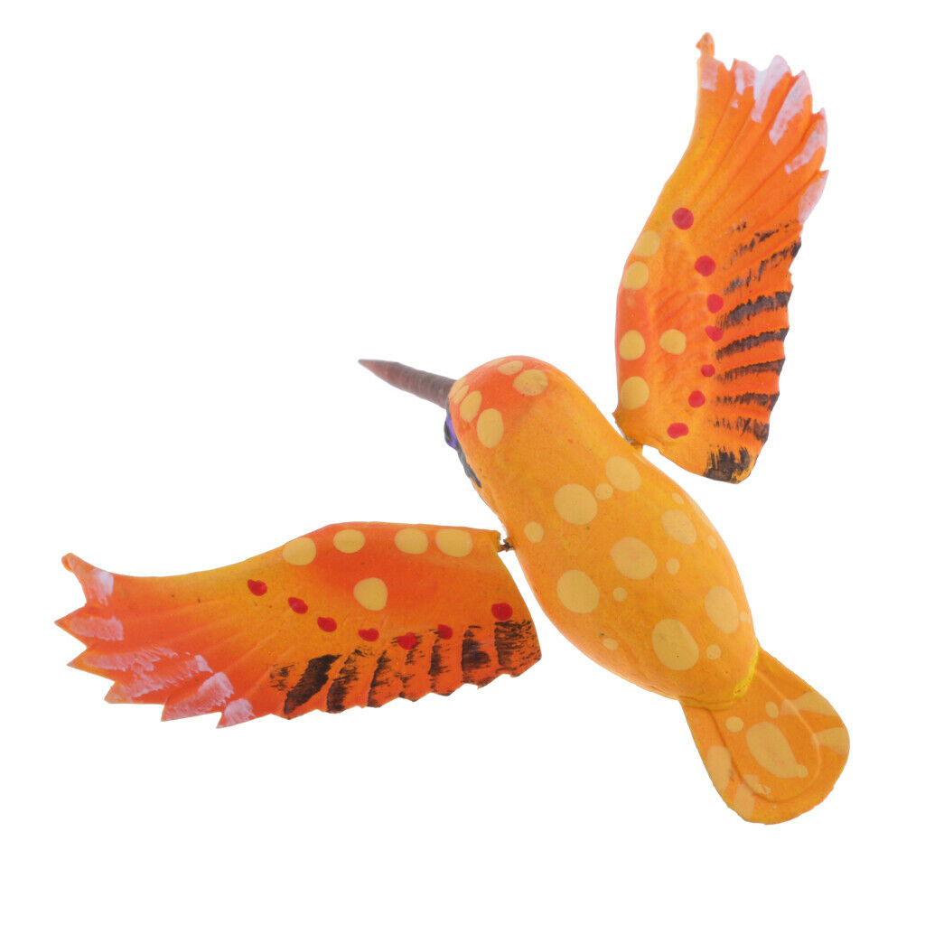 3x Realistic Insect Animal Pot Hanger Fridge Magnet Garden Decor Hummingbird