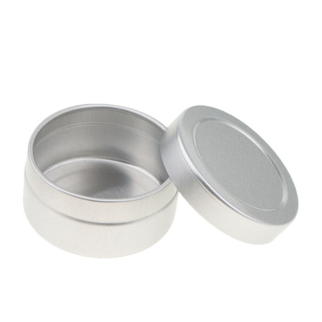 20 Pieces 10ml Empty Makeup Container Refillable Aluminum Cosmetic Jars