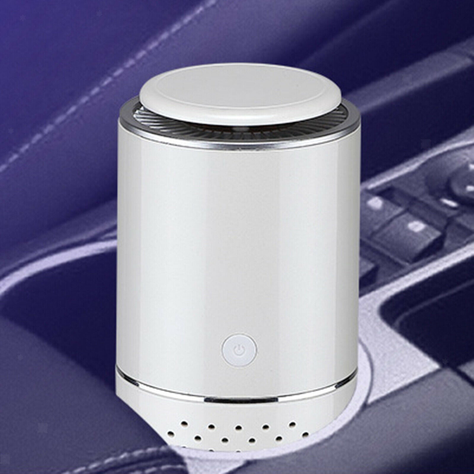 USB Car Air Purifier HEPA Ionizer Portable Mini Room Air Cleaner Freshener
